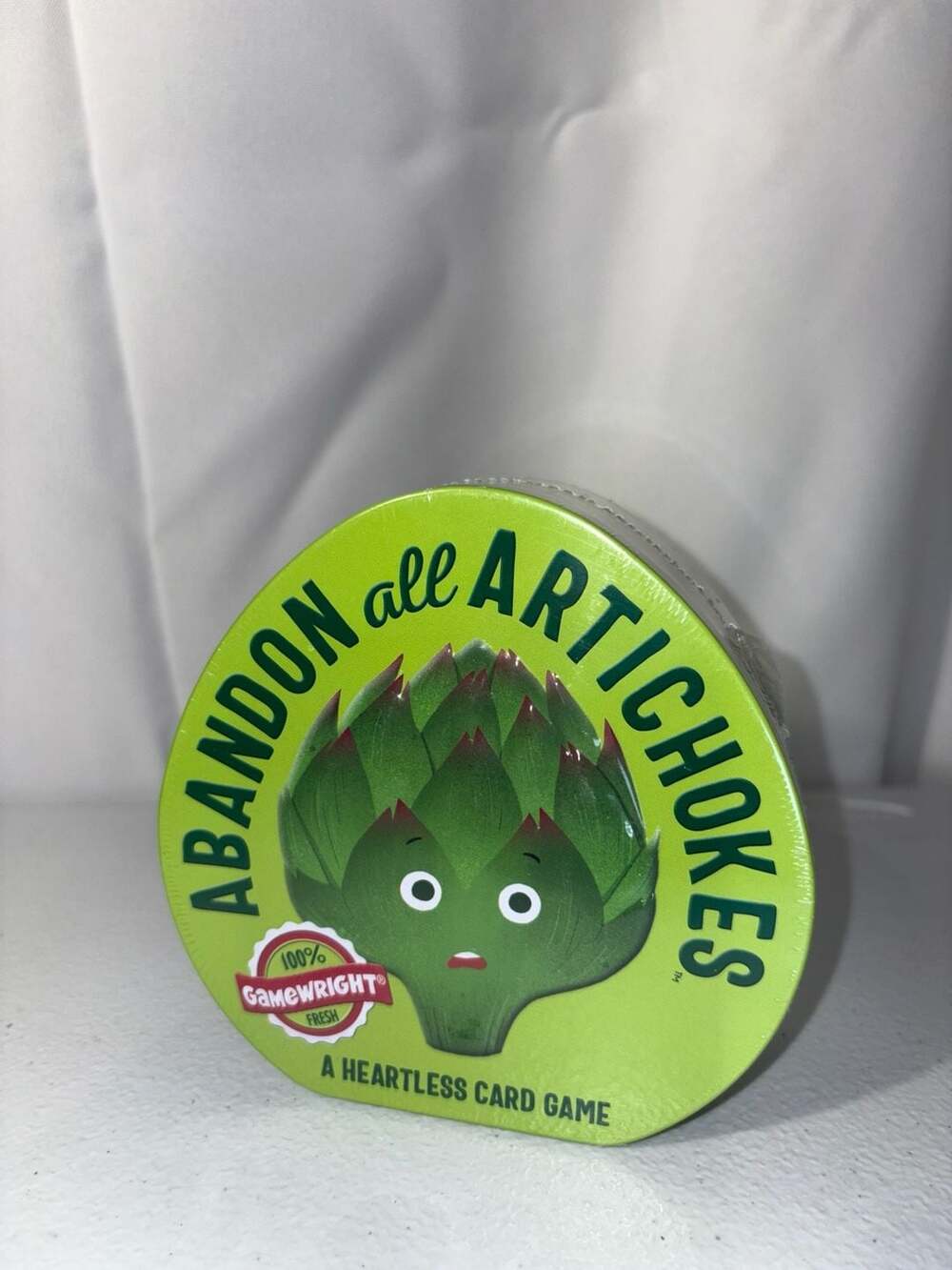 Abandon All Artichokes Card Game by Gamewright the Heartless Card Game pre-owned